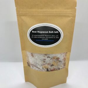 Rose Magnesium Bath salts 220g bag